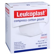 Leukoplast Compress Cotton Gauze Ste 10x10 12f 20X5 St 25X2 St