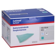 Cutimed Sorbact Saugkompressen 10x10 cm 42 St