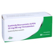 EZETIMIB/Atorvastatin ELPEN 10 mg/80 mg Filmtabl. 30 St