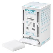 Produktabbildung: Ligasano weiß Verband 2x10x10 cm steril 10 St