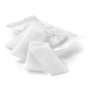 Ligasano weiß Verband 0,4x2,5x6 cm steri 10 St