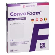 Convafoam Schaumverband Nicht-adhäsiv 15x15 Cm 5 St