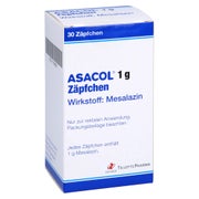 Asacol 1 g Zäpfchen 30 St