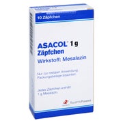 Asacol 1 g Zäpfchen 10 St