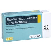BISOPROLOL Accord Healthcare 2,5 mg Filmtabletten 30 St