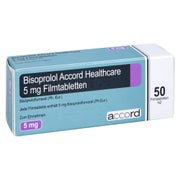 BISOPROLOL Accord Healthcare 5 mg Filmtabletten 50 St