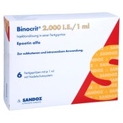 BINOCRIT 2.000 I.E./1 ml Inj.-Lsg.i.e.Fertigspr. 6X1 ml