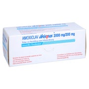 AMOXICLAV IBISQUS 2000mg/200mg P.z.H.e.Inf.-Lsg. 10 St