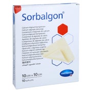 Sorbalgon Kompressen 10x10 cm 10 St