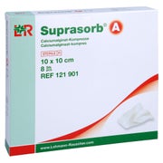 Suprasorb A Calciumalginat Kompr.10x10 c 8 St