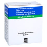 AMOXICILLIN/Clavulansäure Micro La.200/28,5mg/5ml 140 ml