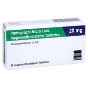 PANTOPRAZOL Micro Labs 20 mg magensaftr.Tabletten 30 St