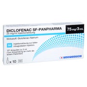 DICLOFENAC SF-PANPHARMA Injektionslösung 10X3 ml
