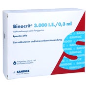 BINOCRIT 3.000 I.E./0,3 ml Inj.-Lsg.i.e.Fertigspr. 6X0,3 ml