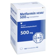 METFORMIN HEXAL 500 mg Filmtabletten Dose 100 St