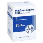 METFORMIN HEXAL 850 mg Filmtabletten Dose 100 St