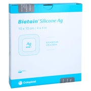 Biatain Silicone Ag Schaumverband 10x10 5 St