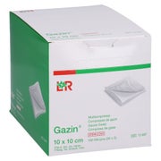 Gazin Mullkomp.10x10 cm steril 12fach gr 20X5 St