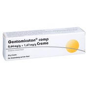 GENTAMICUTAN comp 0,64 mg/g + 1,67 mg/g Creme 20 g