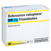 DEFERASIROX-ratiopharm 900 mg Filmtabletten 90 St