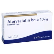 Atorvastatin beta 10 mg Filmtabletten 28 St