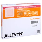 Allevyn Gentle Border Lite 10x10 Cm Schaumverb. 10 St