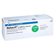 RETACRIT 6.000 I.E./0,6 ml Inj.-L.i.e.Fertigspr. 6 St