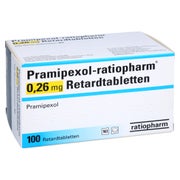 PRAMIPEXOL-ratiopharm 0,26 mg Retardtabletten 100 St