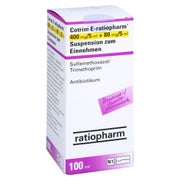 COTRIM E-ratiopharm 400mg/5ml + 80mg/5ml Susp.z.E. 100 ml