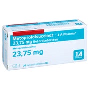 METOPROLOLSUCCINAT-1A Phar.23,75 Retardtabletten 30 St