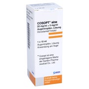 COSOPT sine 20 mg/ml + 5 mg/ml Augentropfen Lösung 1X10 ml