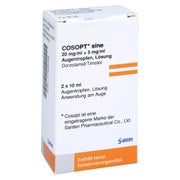 COSOPT sine 20 mg/ml + 5 mg/ml Augentropfen Lösung 2X10 ml