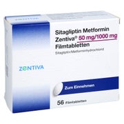 SITAGLIPTIN Metformin Zentiva 50 mg/1000 mg FTA 56 St