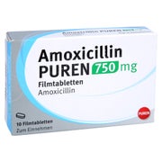 Amoxicillin Puren 750 mg Filmtabletten 10 St