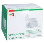 Vliwazell Pro Superabsorb.kompr.steril 10x20 Cm 10 St