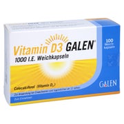 Vitamin D3 Galen 1000 I.E. Weichkapseln 100 St