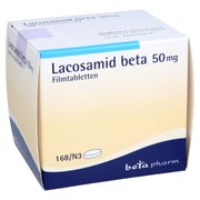 Lacosamid beta 50 mg Filmtabletten 168 St
