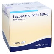 Lacosamid beta 150 mg Filmtabletten 168 St