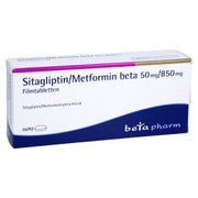 SITAGLIPTIN/Metformin beta 50 mg/850 mg Filmtabl. 56 St