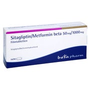 SITAGLIPTIN/Metformin beta 50 mg/1000 mg Filmtabl. 56 St