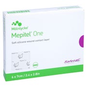 Mepitel One 6x7 Cm Silikon Netzverband 5 St