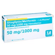 SITAGLIPTIN/Metformin-1A Pharma 50 mg/1000 mg FTA 56 St