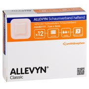 Allevyn Schaumverband 7x8 Cm Haftend 12 St