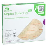 Mepilex Border Flex Schaumverb.haft.7,8x10 Cm Oval 5 St