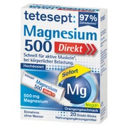 Tetesept Magnesium 500 Direkt Sticks 20 St