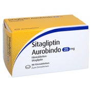SITAGLIPTIN Aurobindo 25 mg Filmtabletten 98 St