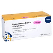 Rosuvastatin Biocon 20 mg Filmtabletten 100 St
