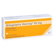 Sitagliptin Hennig 50 mg Filmtabletten 28 St
