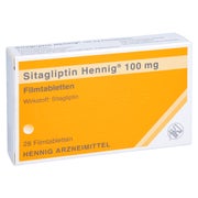 Sitagliptin Hennig 100 mg Filmtabletten 28 St
