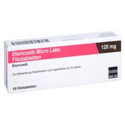 ETORICOXIB Micro Labs 120 mg Filmtabletten 10 St